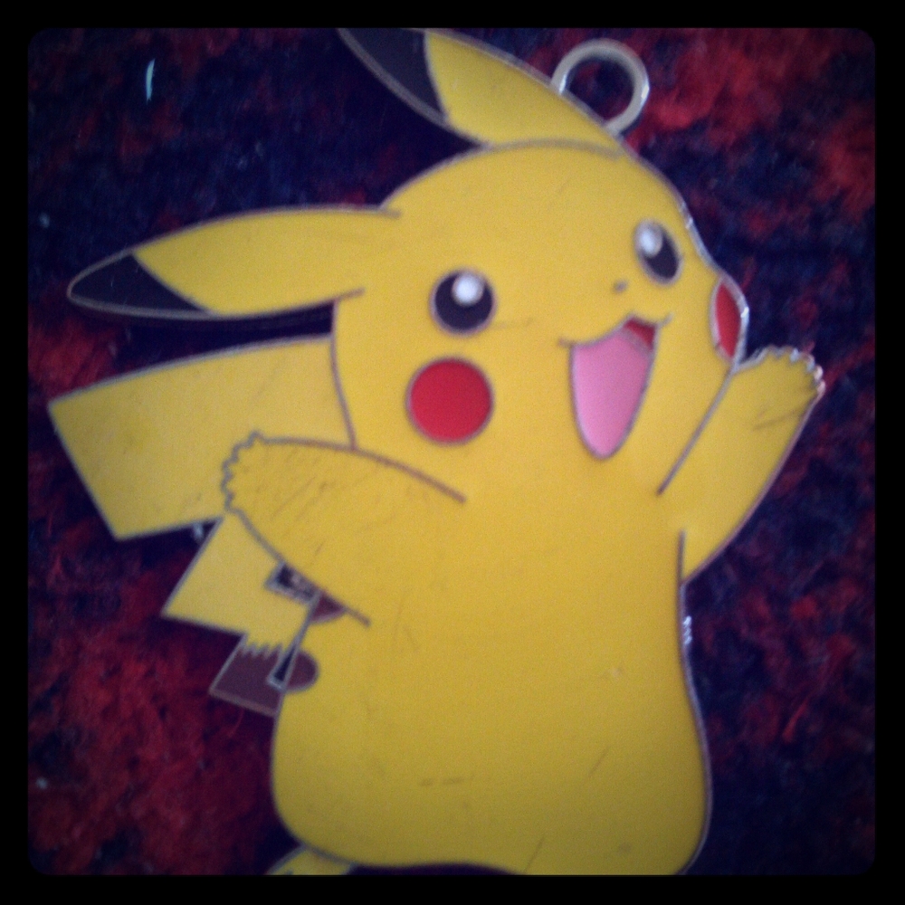 Pik-a-chu necklace charm